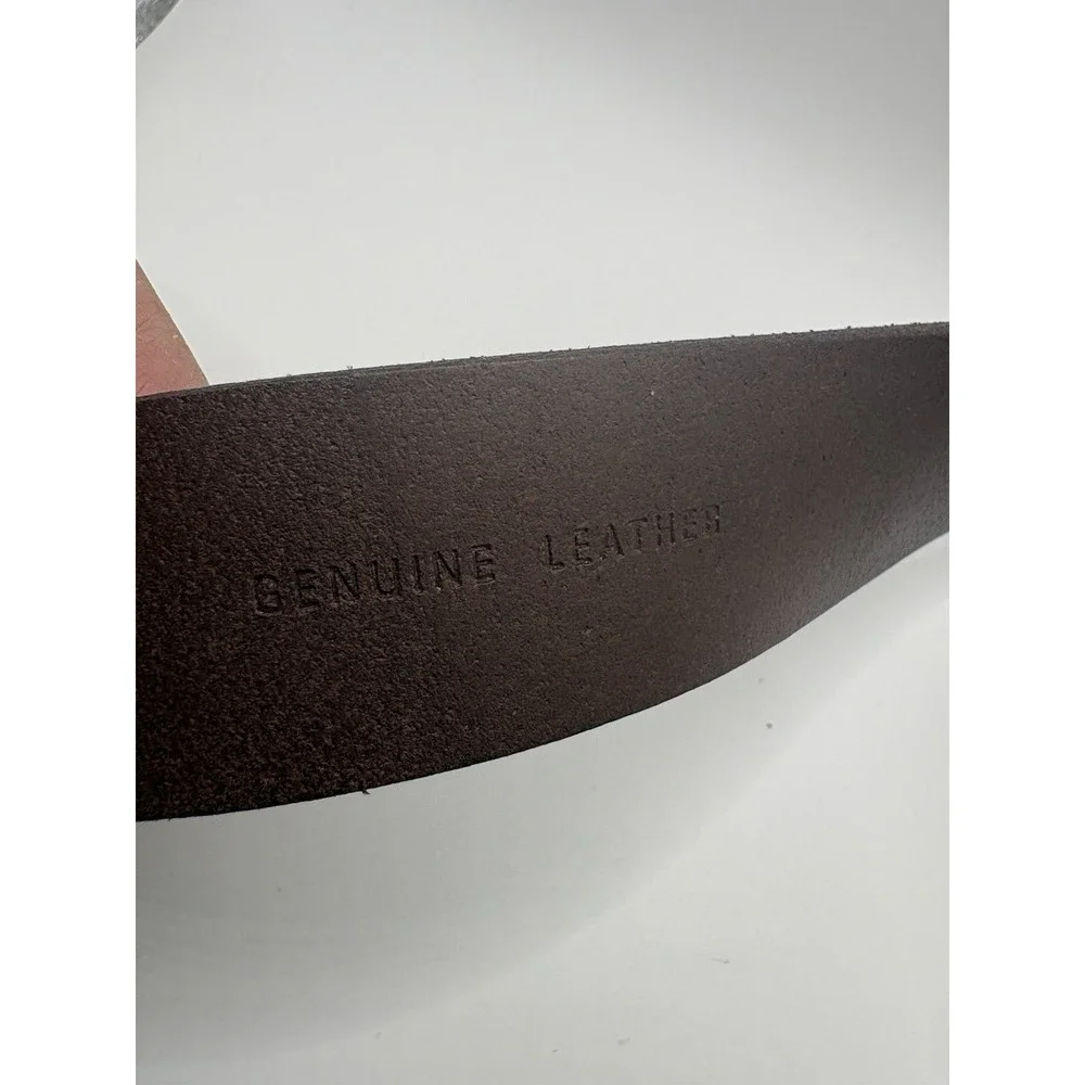 Polo Jeans Co Ralph Lauren Leather Belt Brown 39